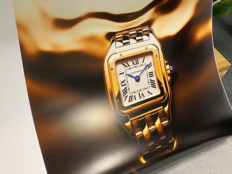 Hoofdkantoor Cartier - Amsterdam - opgeplakt op 2 mm aluminium
