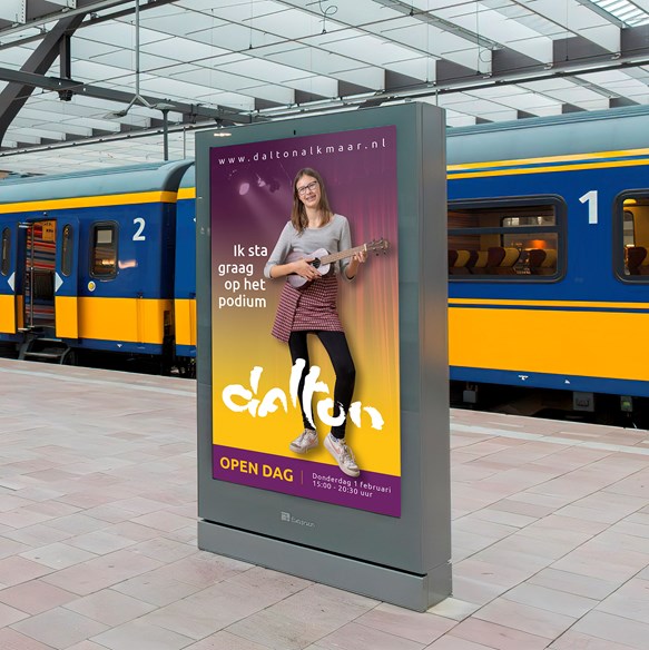 promotiecampagne Open Dag Dalton college - print + digitaal